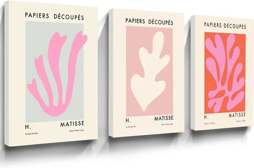 Vista 12 de Henri Matisse impresiones artísticas estéticas de La Japonaise Gallery Exhibition Poster Henri Matisse Juego de impresiones artísticas de galería