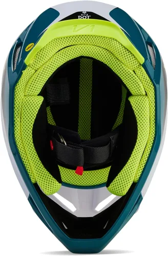 Vista 5 de Fox Racing Casco unisex para motocross V1, azul Maui, XXL