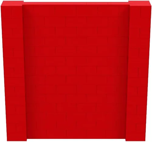 Vista 250 de EverBlock Kit de pared de 5 x 4 pies Bloques de construcción modulares Sistema de pared para edificios, pantallas y estructuras Divisor