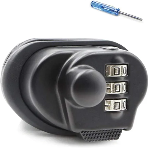 Vista 8 de Bloqueo de gatillo con combinación de 3 dígitos para pistola y bloqueo de cable de pistola compatible con muchas pistolas, rifles, pistolas Bb