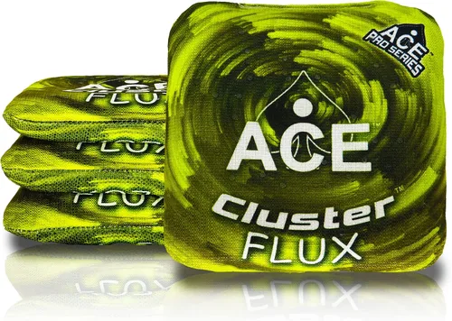 Vista 13 de Cluster Flux Bolsos de Cornhole ACE Pro + Kits PRO Tecnología de Almohadilla de Cluster Doble Cara Resbaladiza y Pegajosa para Todo Clima Negro