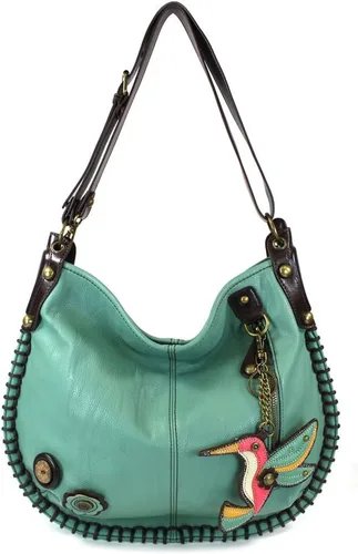 Vista 4 de Chala Charming Hobo Bag Hummigbird - Verde azulado