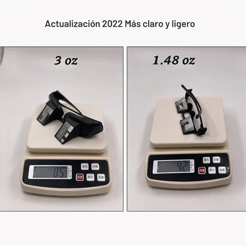 Vista 6 de Gafas perezosas que se colocan con prisma de luz con ángulo de 90°, relajantes para el cuello, para acostarse, leer y ver Negro