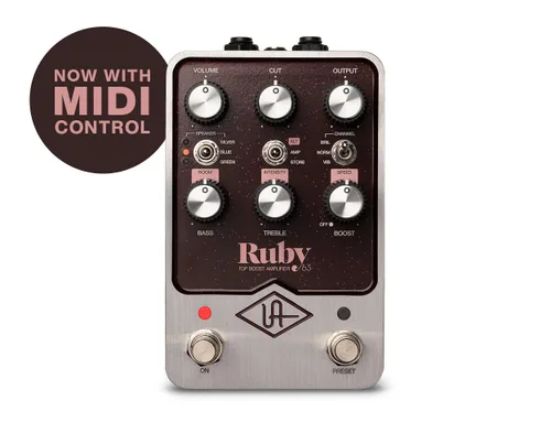 Vista 3 de Universal Audio UAFX Ruby '63 Top Boost Amplificador