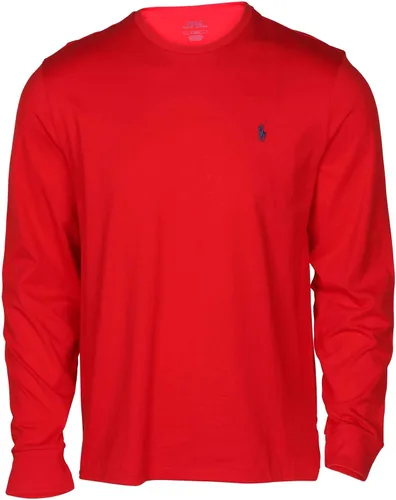 Vista 9 de POLO RALPH LAUREN Camiseta de manga larga de ajuste clásico suave al tacto para hombre (Soft Touch) Marina francesa