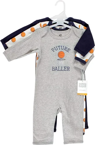 Vista 2 de Hudson Baby Enterizos de algodón para niñas bebés