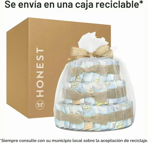 Vista 6 de The Honest Company Pastel de pañales, a base de plantas, por encima de todo