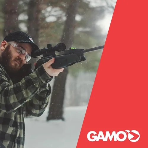 Vista 6 de Gamo Swarm Magnum PRO 10X GEN3i Inertia Fed Break Barrel Air Rifle High-Power Magnum Gas Piston - Upgraded Multi-Shot Loader System - Heavy Sound