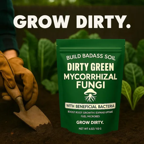 Vista 8 de Dirty Green Inoculante de hongos micorrícicos y bacterias beneficiosas de mezcla de microbios – 4 onzas en polvo, 1000 esporas/g, potenciador