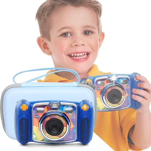 Vista 7 de Mchoi Funda rígida adecuada para cámara VTech Kidizoom Duo/Duo DX/Duo Deluxe/Twist/Pix/Pix Plus Selfie, impermeable, a prueba de golpes, para niños