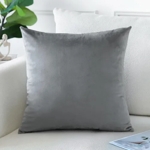 Vista 25 de Artscope Fundas de Almohada de Terciopelo de Lujo Fundas de Almohadas Cuadradas Decorativas Fundas de Cojines Suaves Sólidas para Sofá de Sala Sofá