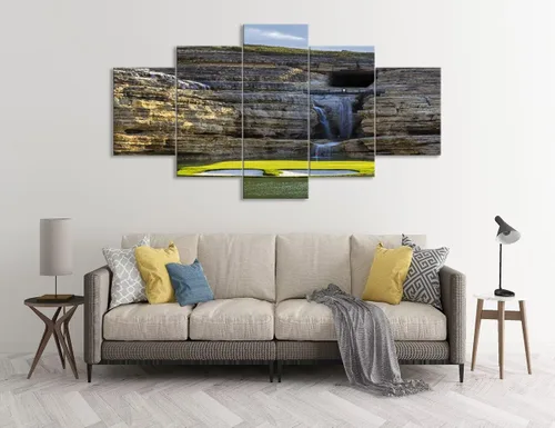 Vista 2 de chenchenArt Payne's Valley Golf Course 19th Hole - Arte de pared para sala de estar, dormitorio, baño, decoración del hogar, campo de golf