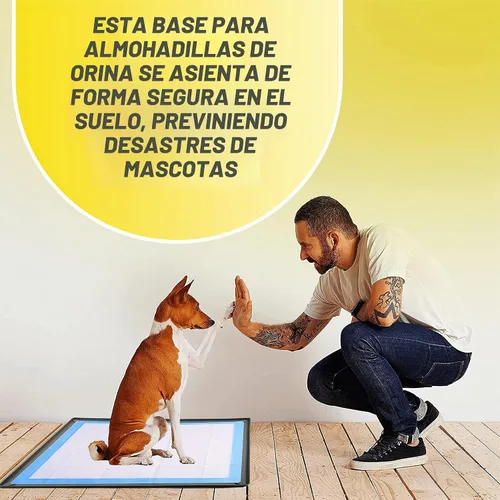 Vista 7 de Bandeja para orina de perro para almohadillas de orina de 30 x 36 pulgadas Gris