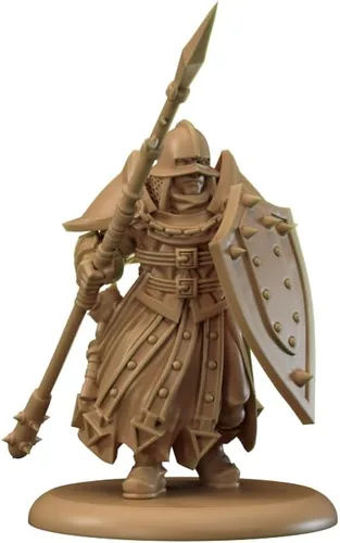 Vista 8 de Una canción de hielo y fuego juego de miniatura de mesa Dreadfort Spearmen caja de unidad – Lealtad forjada en el norte frígido, juego de estrategia