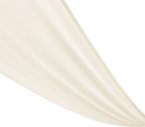 Vista 5 de DYRABREST Cortinas de techo de gasa para bodas, 6 paneles de 5 x 20 pies de largo, tela traslúcida de gasa beige para salas de recepción