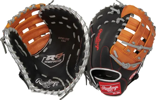 Vista 7 de Rawlings Guantes de béisbol R9 Youth Contour FIT Múltiples estilos