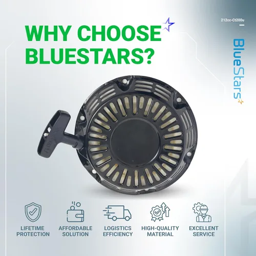 Vista 9 de BlueStars 212 Ct200u Arrancador de retroceso de arranque – Compatible con Predator 212 196cc 212cc 224cc 6.5HP 7HP OHV Engine Coleman CT200U BT200X