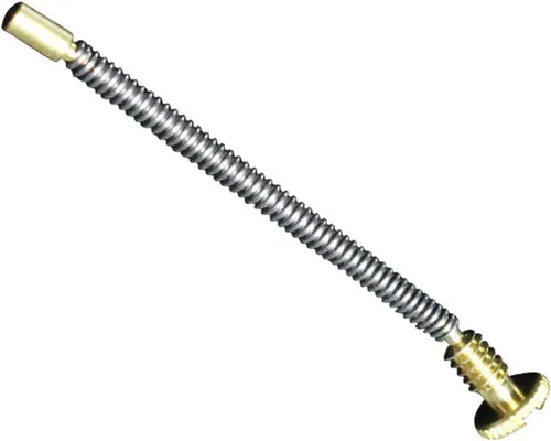 Vista 2 de BODYA 2 piezas de resorte de tornillo de pedernales para encendedor con placa base para encendedores de repuesto kit de reparación accesorios