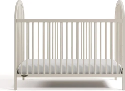 Vista 7 de Graco Cuna convertible Olivia (avena helada) – Certificado GREENGUARD Gold, 100% madera maciza, se adapta a colchón de cuna estándar, cuna de bebé