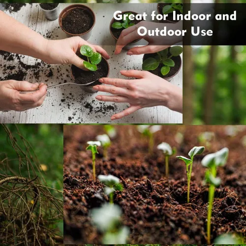 Vista 6 de Musgo de turba orgánico, 3.8 pies cúbicos - 100% musgo de turba Sphagnum, SEMI comprimido, para plantas en macetas y inicio de semillas - Jardinería