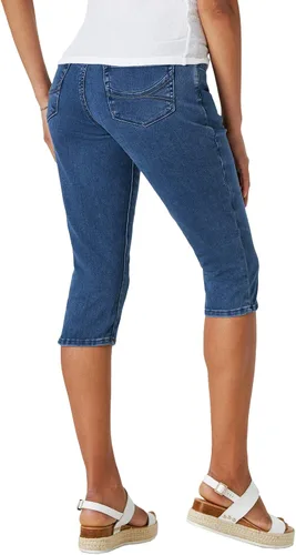 Vista 2 de Riders by Lee Indigo Capri de mezclilla ultra suave para mujer