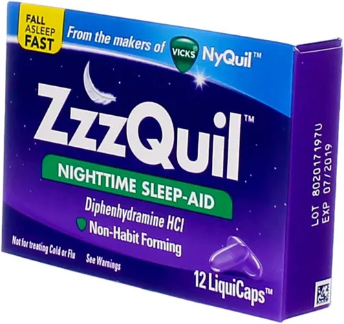 Vista 5 de ZzzQuil - Ayuda nocturna para dormir, LiquiCaps 12 unidades (paquete de 6)