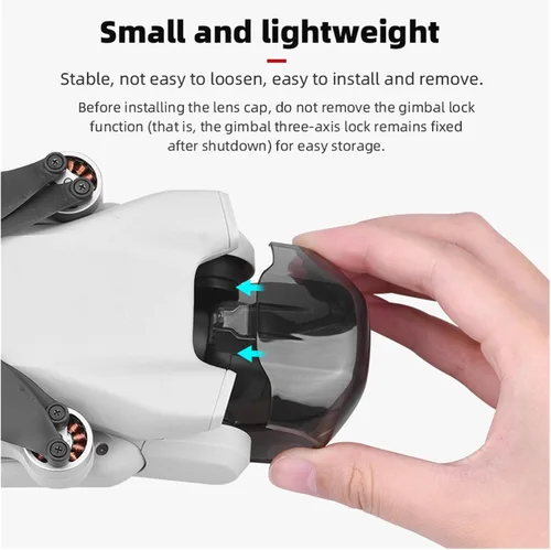Vista 4 de Drone Gimbal Lock Estabilizador Protector Lente Tapa Cámara Protector para D-JI Mini 3 Lente Cubierta de Protección Drones Accesorio
