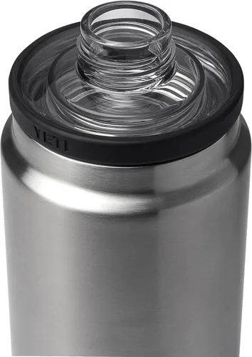 Vista 4 de YETI Rambler - Tapa Chug para botella, de nylon, compatible con botellas de 18/26/36/46/64 oz, apta para lavavajillas Negro