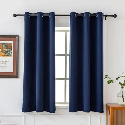 Vista 39 de Pickluc - Paneles de cortinas opacas con ojales, cortinas para bloquear la luz para el dormitorio, aisladas térmicamente, reducción de ruido