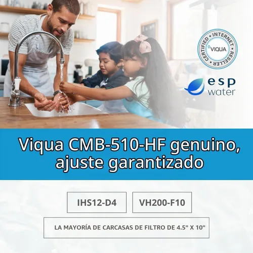 Vista 5 de Viqua CMB-510-HF - Filtro de sedimentos original de 5 micras, 4.5 x 10 pulgadas