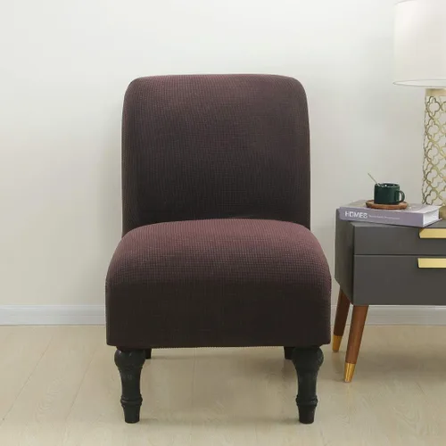 Vista 4 de Fundas elásticas para silla sin brazos, para muebles, cubiertas protectoras, removibles, lavables para el hogar el hotel