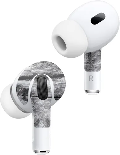 Vista 2 de MightySkins Skin compatible con Apple AirPods Pro 2 - Madera muerta Funda de vinilo protectora, duradera y única Fácil de aplicar, quitar