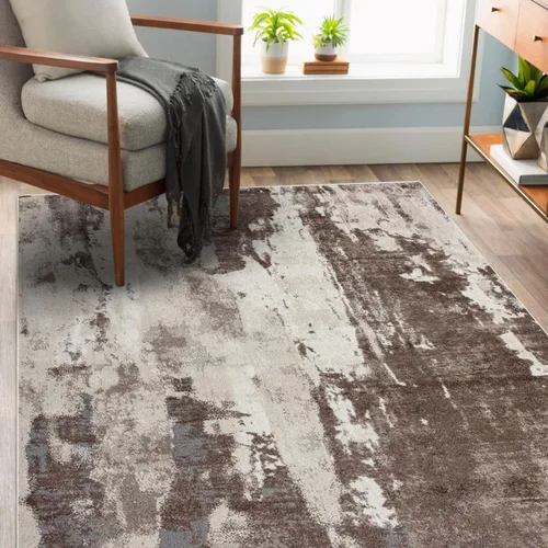 Vista 15 de LUXE WEAVERS Lagos Collection - Alfombra de área abstracta beige de 2x3