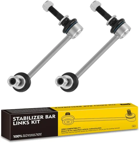 Vista 30 de TOVASTY 2 piezas eslabones de barra estabilizadora compatibles con Chevy Silverado 1500 2007-2016, Avalanche 07-13, Suburban 15-16, compatibles