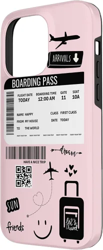 Vista 2 de Funda rosa para iPhone 14 Pro Max