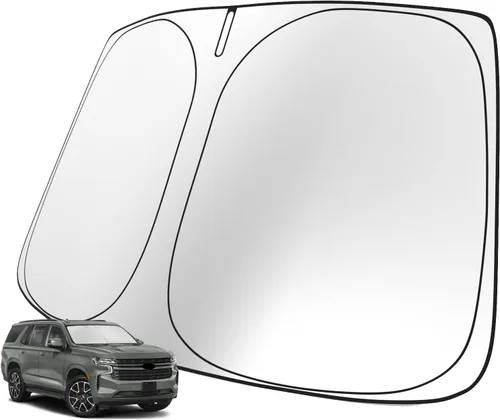 Vista 7 de Parasol para parabrisas, accesorios para parabrisas delantero, protector solar personalizado, diseño de doble capa Front Window Sun Shade