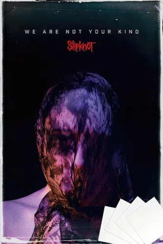 Vista 9 de Slipknot - Póster musical (We are Not Your Kind, portada del álbum, cara - máscara) (tamaño: 24 x 36 pulgadas) (póster laminado)