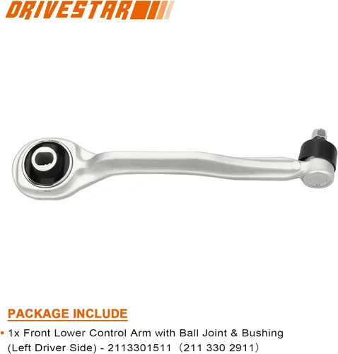 Vista 3 de Kit de suspensión delantera brazo de control superior inferior rótula barra de acoplamiento para Mercedes-Benz CLS500 CLS55 AMG CLS63 E320 E500 E55