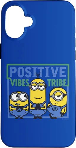Vista 23 de Minions Carcasa Positive Vibes para iPhone 17
