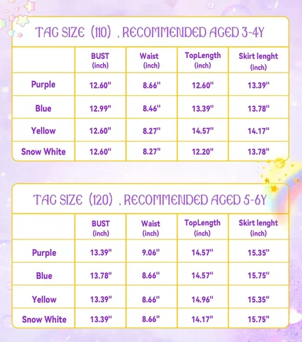 Vista 6 de Almce Princess Dress Up Clothes for Little Girls Birthday Gifts Trunk Set, 3-6 Year Old Toddler Girl Dresses Costume