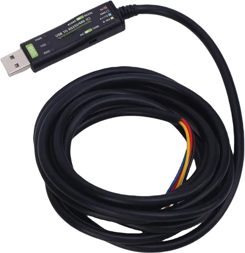 Vista 4 de Cable adaptador USB a 232 USB a 232 485 – Convertidor de puerto serie de alta velocidad con chip FT232RNL con protección TVS e indicador de estado