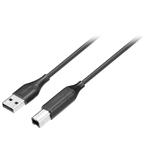 Vista 32 de Insignia Cable trenzado USB-C a USB-C (5 pies, morado claro)