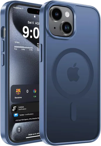 Vista 29 de WRJ Funda magnética mate para iPhone Air de 6.5 pulgadas, [compatible con Magsafe] [protección contra caídas de grado militar], delgada Negro