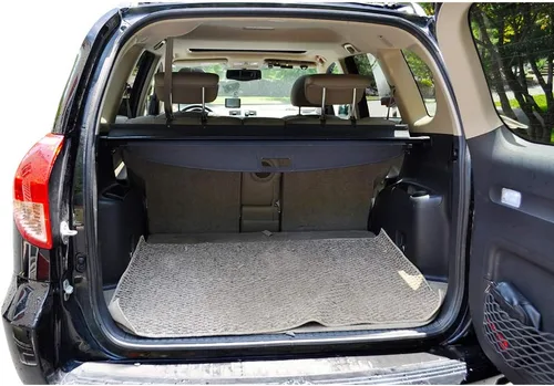 Vista 2 de FREEMOTOR802 Cubierta de carga trasera, compatible con Toyota RAV4 2006-2012, estilo de fábrica, color negro, retráctil, cubierta de maletero