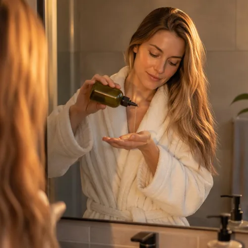 Vista 5 de Difeel Mezcla de aceite para el cabello de Macadamia - Tamaño de viaje 2.5 oz.