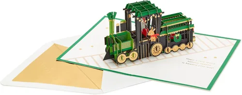Vista 8 de Hallmark Signature Paper Wonder - Surtido de tarjetas navideñas emergentes (4 tarjetas navideñas con sobres)