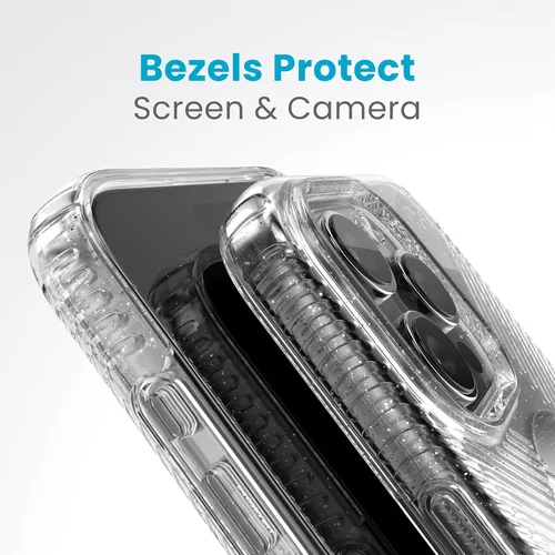 Vista 6 de Speck Funda para iPhone 15 Pro Max – ClickLock con bloqueo antideslizante, diseñada para MagSafe, agarre de protección contra caídas – Funda