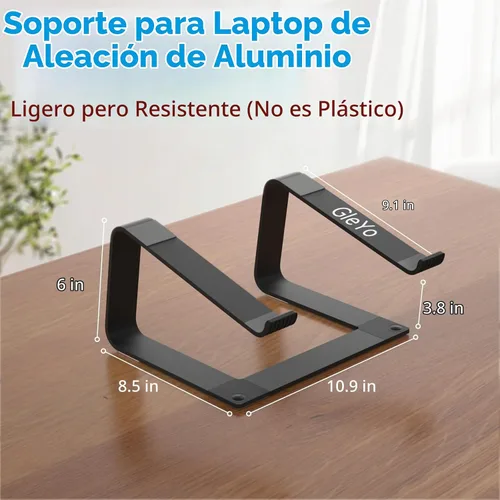 Vista 2 de Soporte para Laptop, TM1 & TM2 (Negro)
