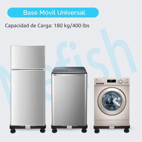 Vista 7 de Nefish Mini soporte universal para nevera, base elevada, ajustable, con 4 pies fuertes, para lavadora, pedestal, bases multifuncionales