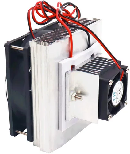 Vista 7 de Mini aire acondicionado DC 12V DIY Termoeléctrico Peltier Refrigeración Sistema de refrigeración Disipador de calor Módulo de conducción